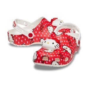 Hello Kitty Red and White Slippers
